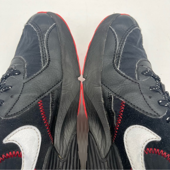 Nike Air Max Excee (GS) Shoes Black Red Silver CD6894-016 Youth Size 4 - Picture 8 of 13